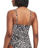 Women's Printed Lace-Up Sweetheart Tankini, Created for Macy's