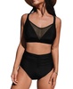 Women's Twilight Garden Crossback DD+ Bikini Top & Ruched Bottoms Set