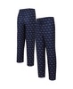 Men's Navy New England Patriots Gauge Allover Print Knit Pants