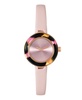 Women's Lenara Acetate Pink Leather Strap Watch 28mm