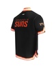 Men's Black Phoenix Suns Classic Warm-Up Full-Snap Jacket