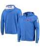 Men's Royal Buffalo Bills 4-Hit Full-Zip Hoodie