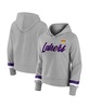 Women's Heather Gray Los Angeles Lakers Halftime Pullover Hoodie