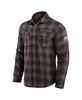 Men's Charcoal Cleveland Browns Classic Flannel Long Sleeve Button-Up Shirt