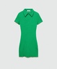 Women's Textured Polo-Neck Dress