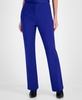 Women's Compressor Fly-Front Flare-Leg Pants, Created for Macy's