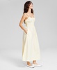 Women's Smocked-Waist Twist-Strap Cotton Midi Dress, Exclusively at Macy's