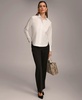 Donna Karan Women's Button Front Collared Shirt