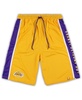 Men's Gold Los Angeles Lakers Big and Tall Referee Iconic Mesh Shorts