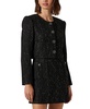 Women's Milena Button-Front Tweed Jacket