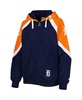 Women's Navy, Orange Detroit Tigers Hail Mary Full-Zip Hoodie