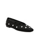 Women's High Rise Crystal Ballet Flats