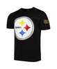 Men's Black Pittsburgh Steelers Mash Up T-shirt