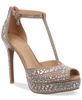 Women's Chacey Embellished T-Strap Platform Pumps