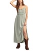 Women's Sandwash Split-Neck Smocked-Waist Dress