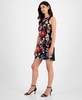 Women's Sleeveless Floral Sheath Dress