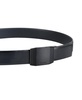 Men's Exact System Track Lock Matte Black Plaque Buckle Belt