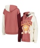 Women's Maroon Virginia Tech Hokies Hall of Fame Colorblock Pullover Hoodie