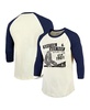 Men's Cream/Navy Boston Red Sox Raglan 3/4-Sleeve T-Shirt