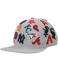 Men's Gray Mlb Pro League Wool Snapback Hat