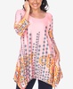 Plus Size Rella 3/4 Sleeve Tunic Top