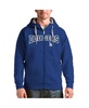 Men's Royal Los Angeles Dodgers Team Logo Victory Full-Zip Hoodie