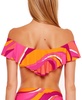 Women's Vivid Vista Printed Ruffled Bandeau Bikini Top, Created for Macy's