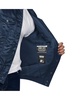 Levi’s x Starter Men's Navy Atlanta Braves Silver Tab Satin Full-Snap Trucker Jacket