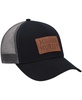 Men's Black Waves Trucker Snapback Hat