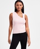 Women's Asymmetrical Cutout Sweater Tank, Exclusively at Macy's