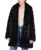 Women's Faux-Fur Notched Collar Coat