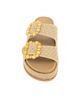 Women's Bexxi Double Buckle Raffia Footbed Sandals