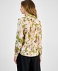 Women's Floral Tie-Neck Blouse, Exclusively at Macy's 