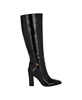 Women's Lendy Buckle Strap G-Logo High Knee Boots