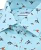 Men's Floral-Print Dress Shirt