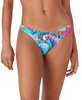 Women's Printed High-Leg Bikini Bottoms