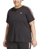 Plus Size Essentials Slim 3-Stripes T-Shirt