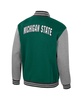 Men's Green Michigan State Spartans Ambi-Turner Full-Zip Varsity Jacket