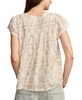 Women's Printed Smocked Top