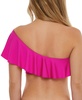 Women's Monaco One-Shoulder Ruffle Bikini Top