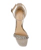 Women's Peggy Rhinestone Embellished Evening Wedge Sandals