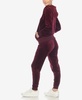 Women's Velour Tracksuit Loungewear 2pc Set