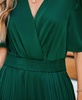 Women's V-Neck Emerald Enchantment Jumpsuit