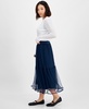 Petite Tulle Midi Skirt, Exclusively at Macy's