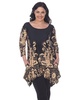 Plus Yanette Tunic Top