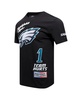 Men's Jalen Hurts Black Philadelphia Eagles Fast Lane Name Number Player T-Shirt