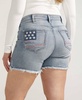 Plus Size Suki Mid Rise Curvy Fit Shorts