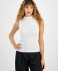 Women's Sleeveless Mock Neck Top, Created for Macy's 