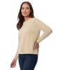 Women's Tonal-Texture Drop-Shoulder Sweater