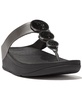 Women's Halo Bead-Circle Metallic Toe-Post Sandals